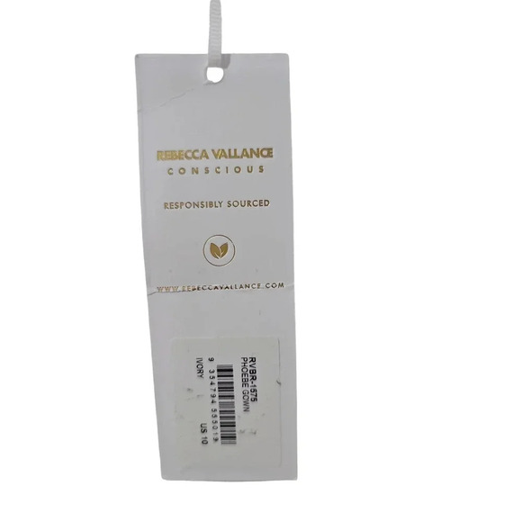 Rebecca Vallance Phoebe Mermaid Gown Ivory Size 10 NWT - Picture 9 of 10